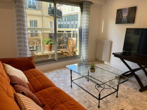 Nice la Belle, city centre 1 bed, 2 terrace, quiet